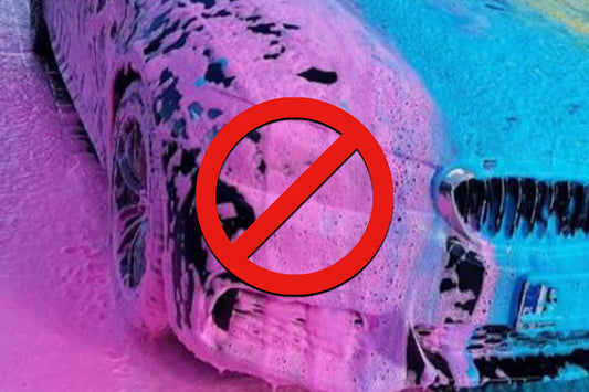 O perigo de usar Snow Foam Colorido